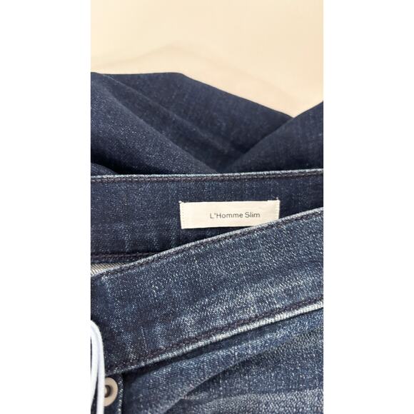 Frame L'Homme Mid Rise Slim Fit Denim Jeans Cabrillo Mens Size 30x33 New Stretch - Picture 11 of 12